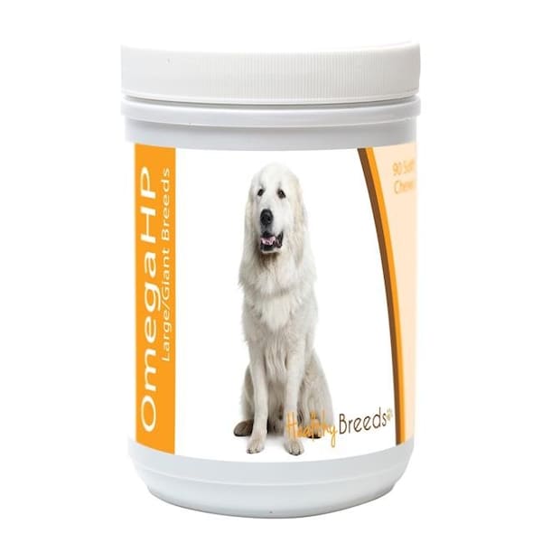 Healthy Breeds 840235113362 Great Pyrenees Omega HP Fatty Acid Skin & Coat Support Soft Chews; 90 Count 840235113362 - main